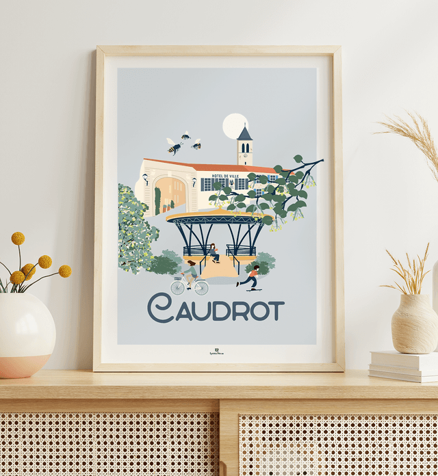 ♡24  Caudrot  “La place du village”